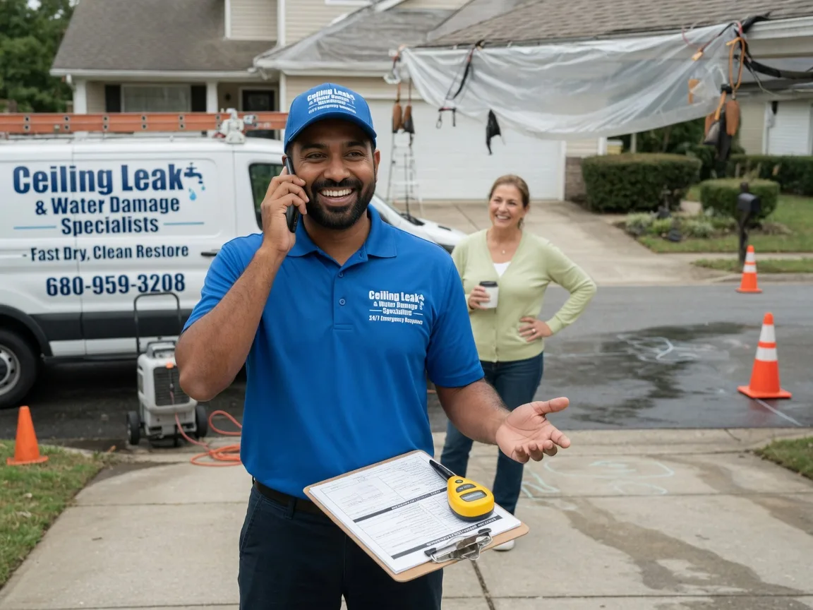 Ceiling Leak Cleanup Bellmawr, NJ FAQs